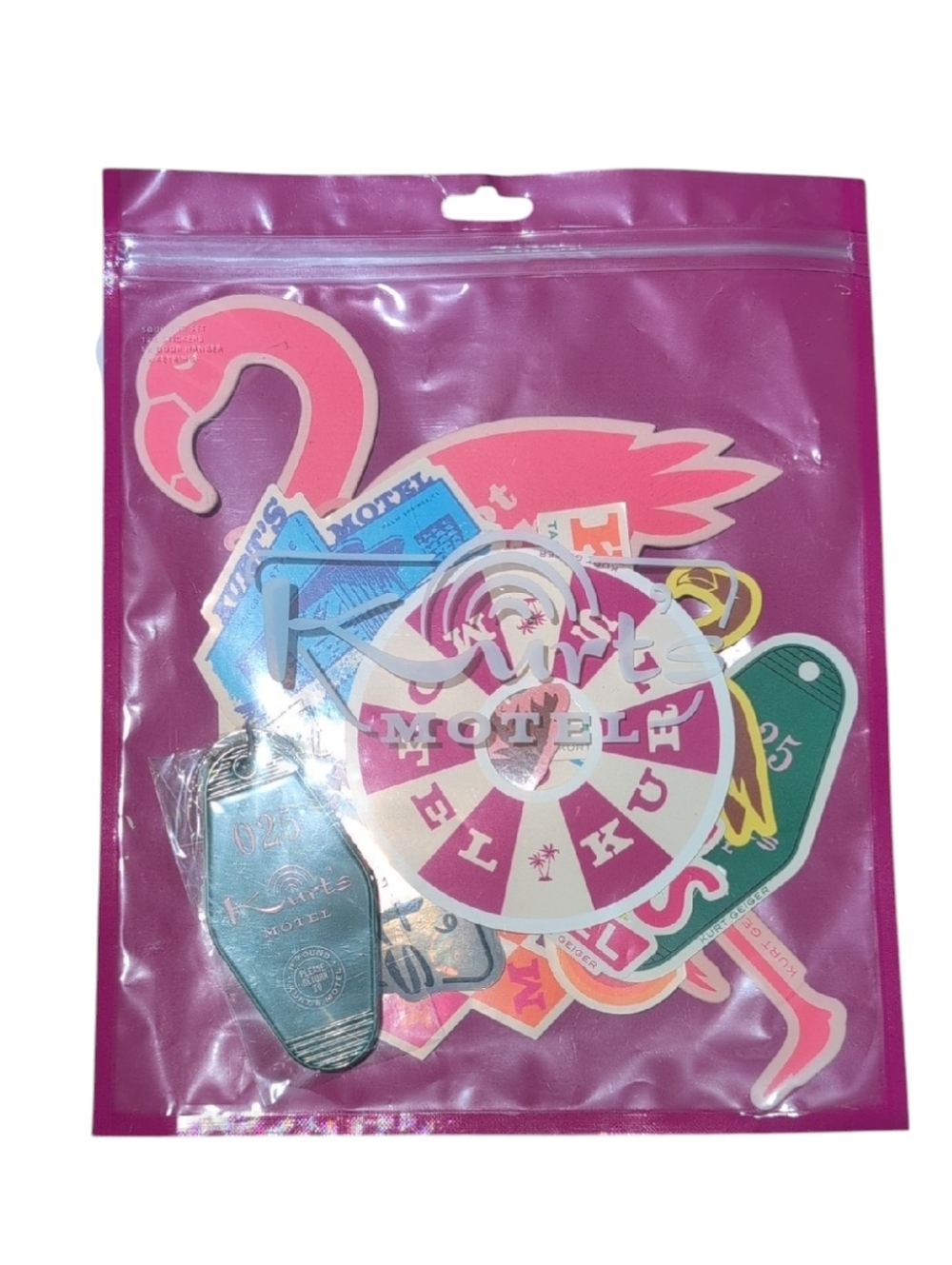 Kurt Geiger Hotel Multi Sticker & Keychain Pack